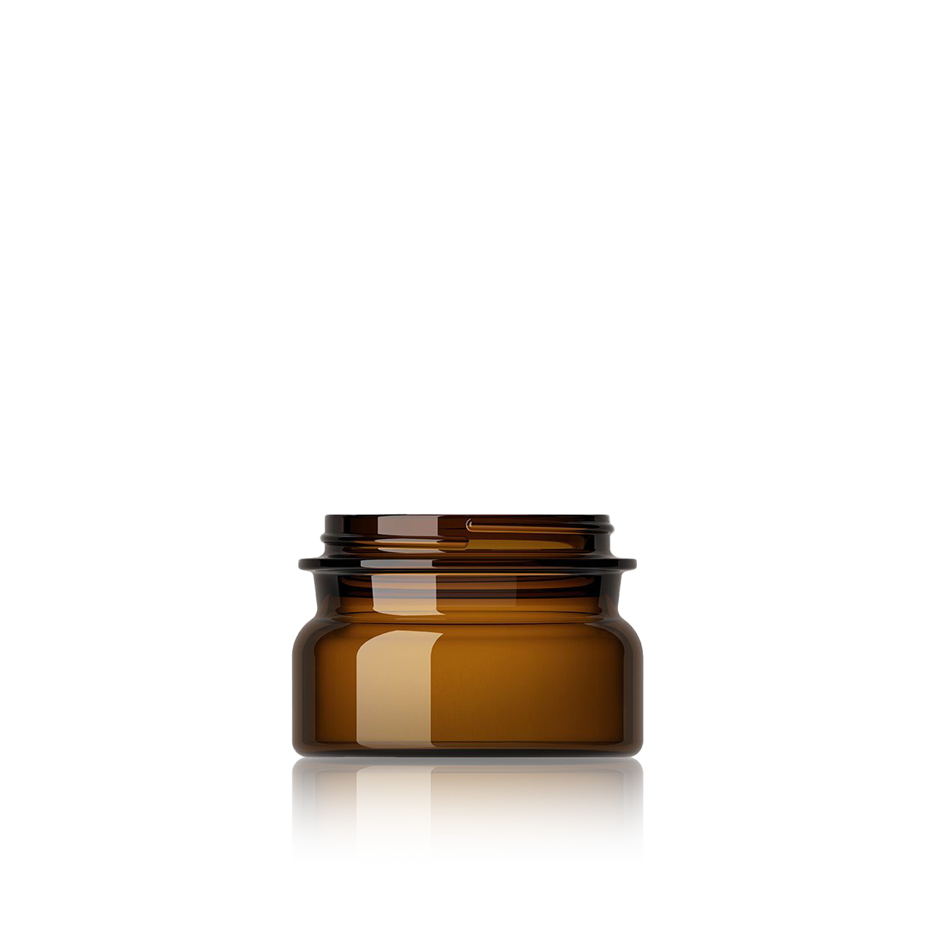 Cosmetic jar Magister 200ml, 70/400, Amber Brown