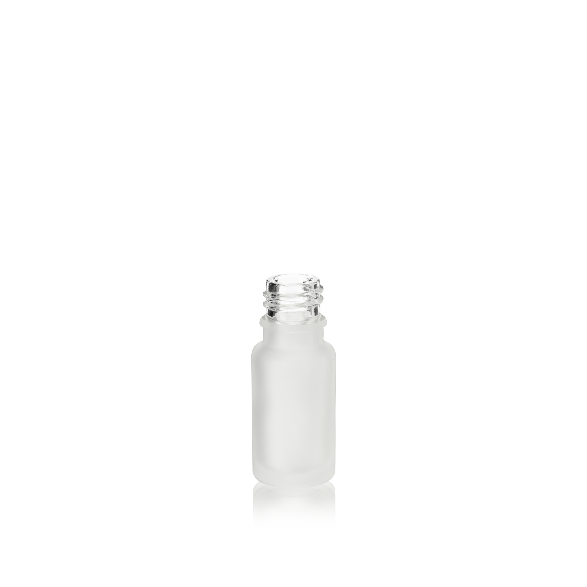 Dropper bottle Ginger 10ml, DIN18, Flint, acid frosted