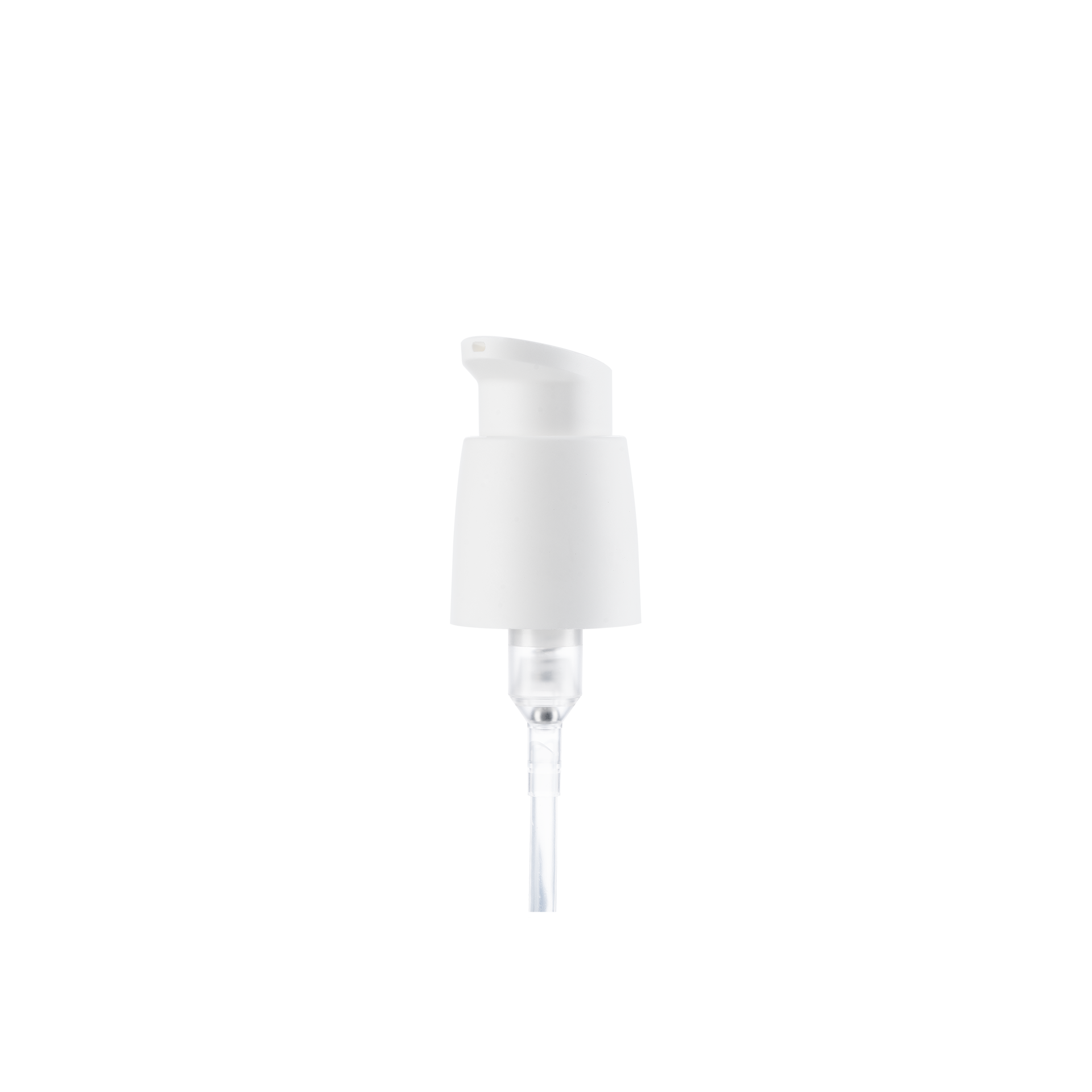 Lotion pump Cremosa 24/410, PP, white, matte finish, dose 0.28ml, twist-lock (Willow 100)